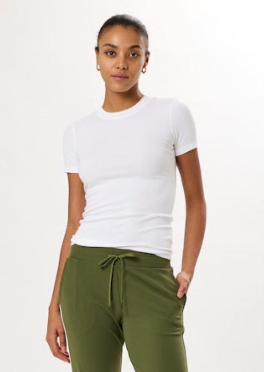 Louise Rib Short Sleeve