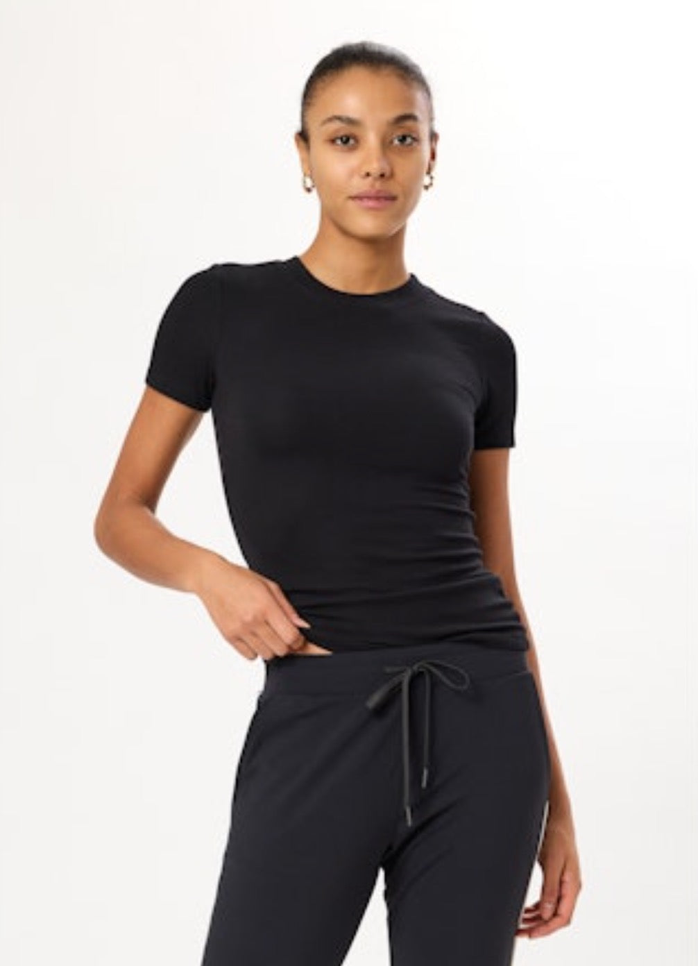 Louise Rib Short Sleeve