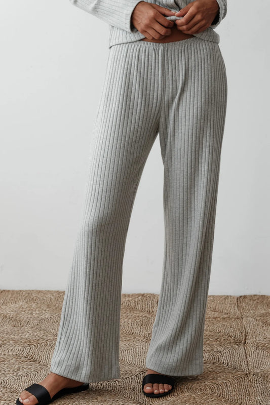 Sweater Rib Simple Pant