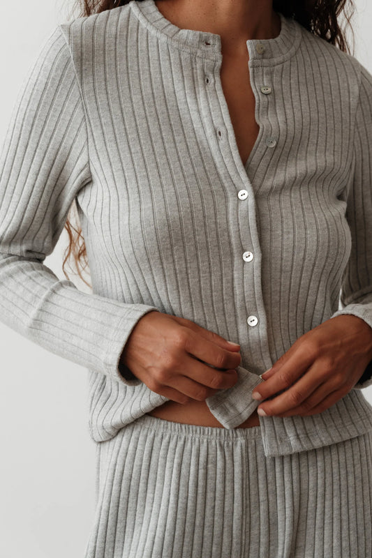 Sweater Rib Cardigan