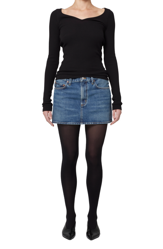 Alek Denim Mini Skirt