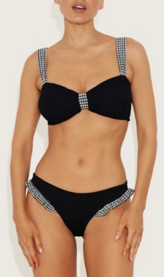 Loretta Bikini Black Gingham
