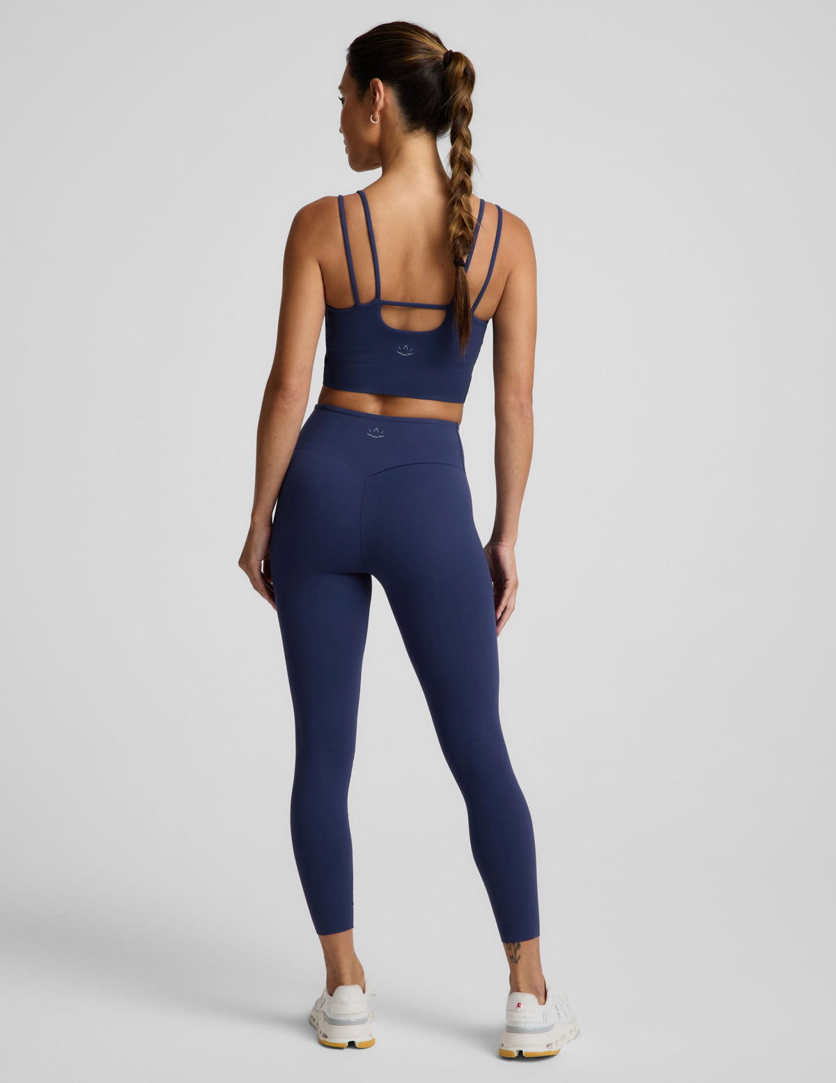 glowzone High Waisted Midi Legging in Deep Ocean