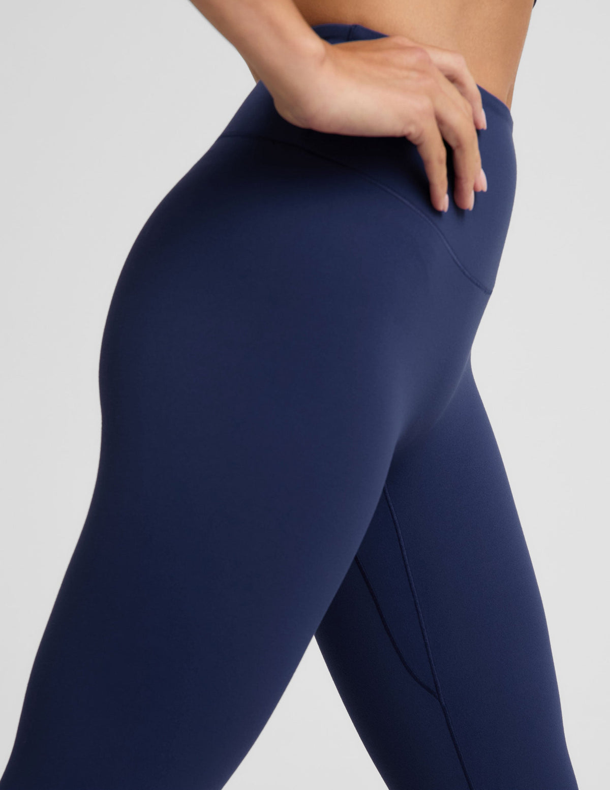 glowzone High Waisted Midi Legging in Deep Ocean