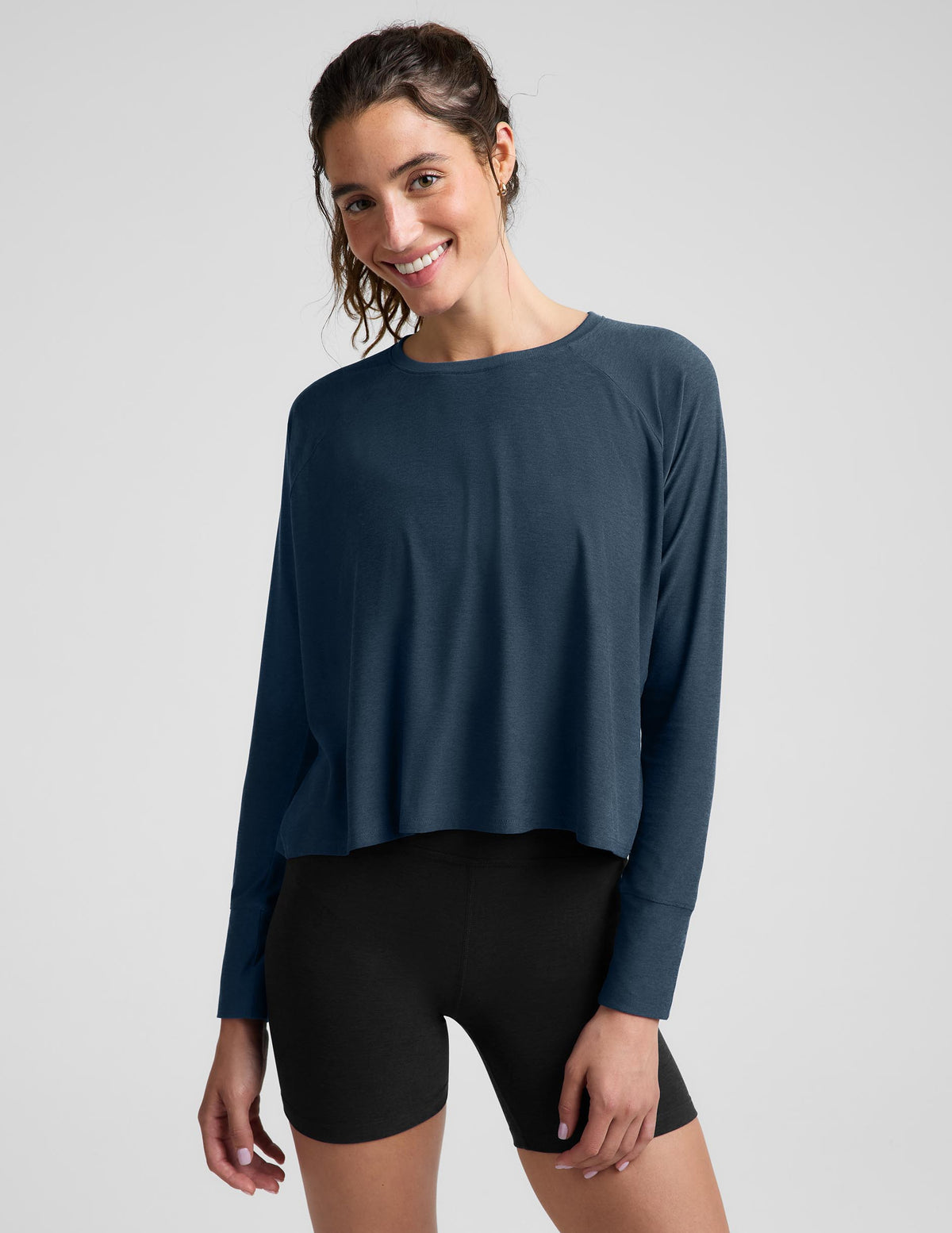 Featherweight Daydreamer Pullover in Blue Tundra Heather