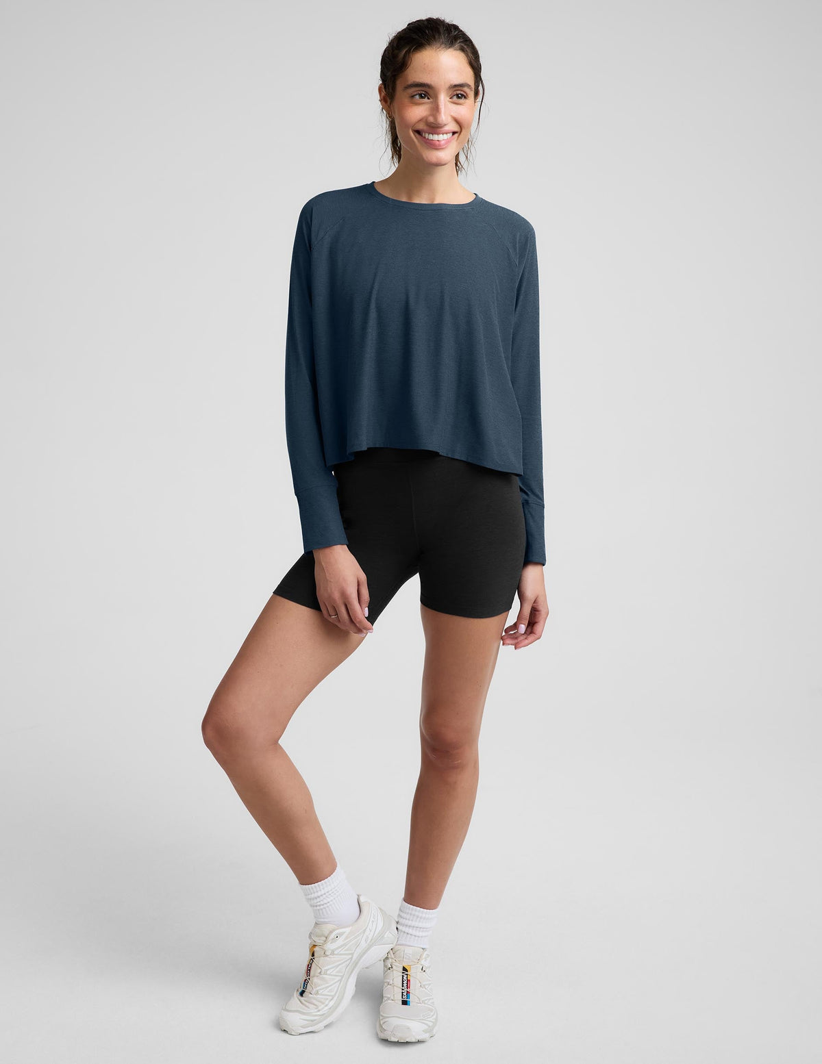 Featherweight Daydreamer Pullover in Blue Tundra Heather