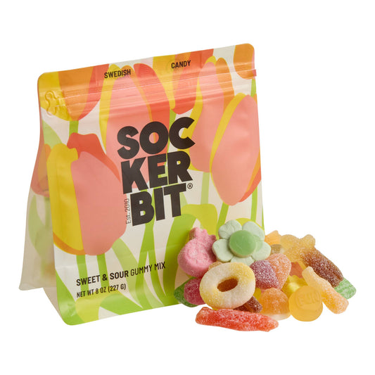 Spring Gummy Mix Swedish Candy Bag (Sweet & Sour) 8oz