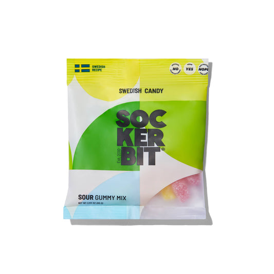 Sour Gummy Mix Swedish Candy Bag 2.8oz