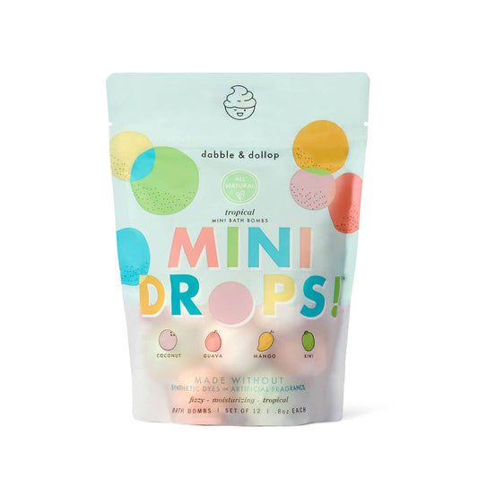 Mini Drops® Bath Bombs - All-Natural Tropical Scents